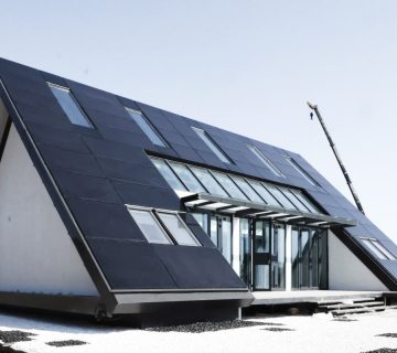 Passive house building is an integrited system of high performance thermal materials