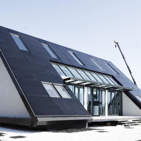 Passive house building is an integrited system of high performance thermal materials