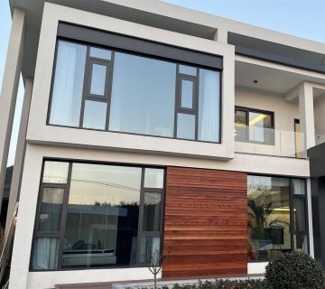 Energy efficient windows used in energy saving buildings