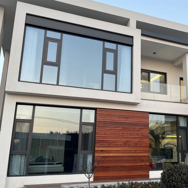 Energy efficient windows used in energy saving buildings